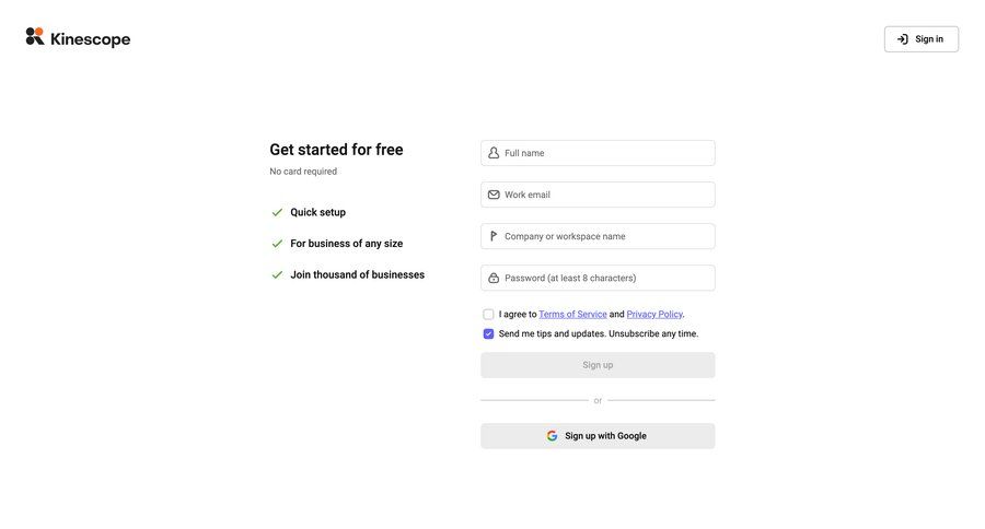 Kinescope
				create ui page example