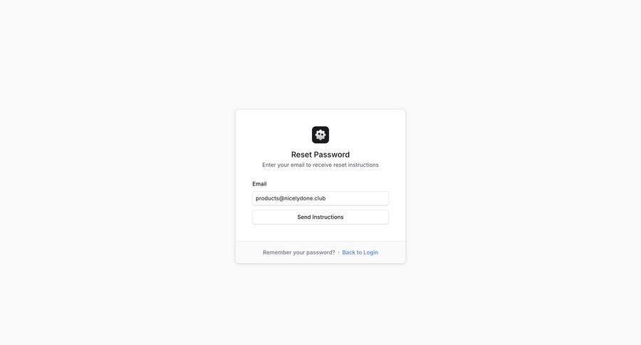 Bloom
				password reset ui page example
