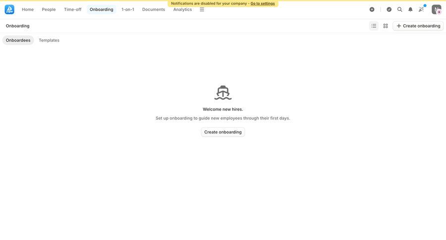 Aboard
			 empty state illustration ui page example