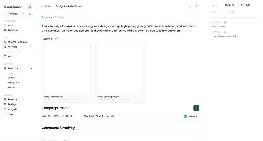 Assembly
			 editor upload image wysiwyg file uploader upload file upload media upload documents media gallery media assets timeline ui file picker avatar upload ui page example