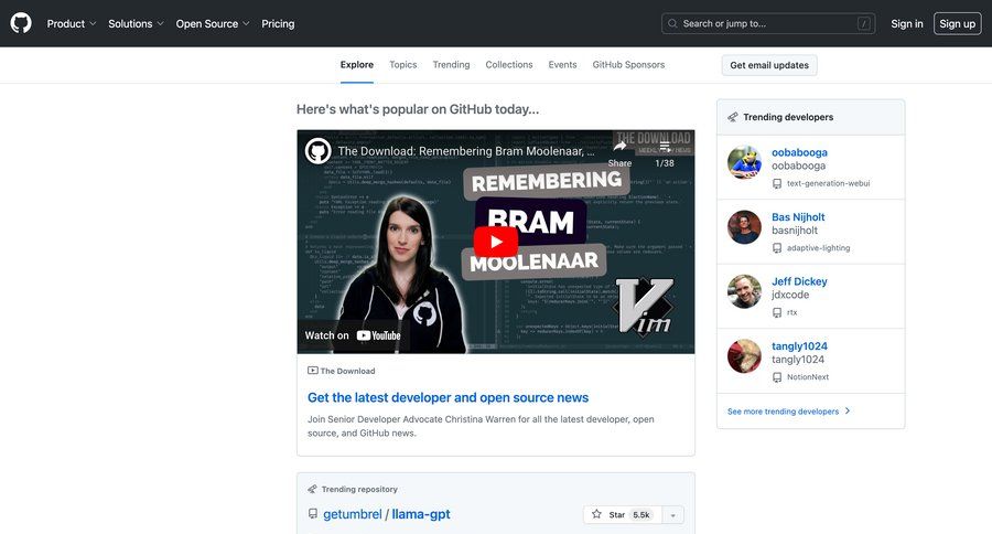 Github
			article news editorial blog post news article article feature article ui page example