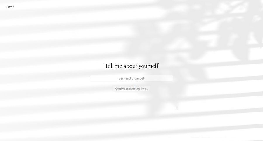 Cofounder
				profile ui page example