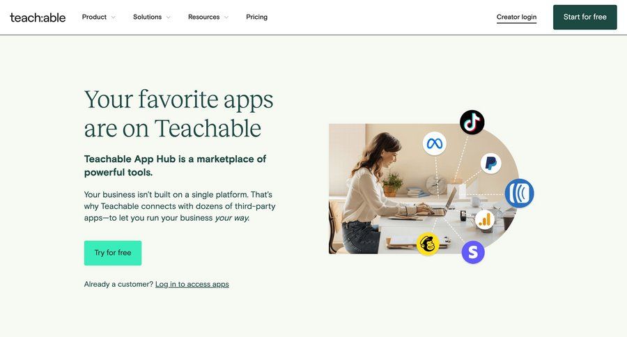 Teachable
			navigation integrations product page manage links navigation menu navigation bar menu navigation links navigation buttons search bar search menu ui page example