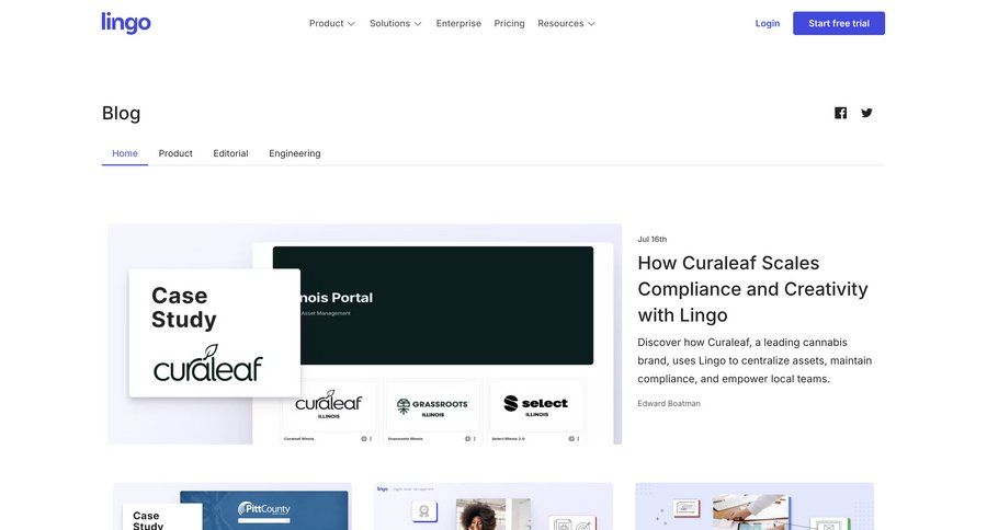 Lingo
				collection ui page example