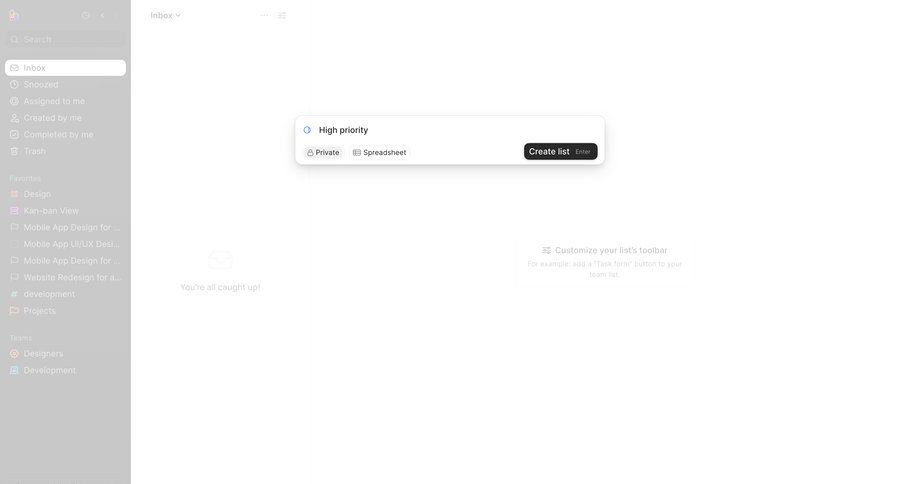 Height
			 task management sidebar navigation project management project organization inbox management inbox sidebar menu ui page example