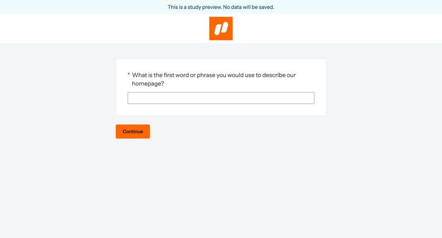 Optimal
			 feedback collection ui page example