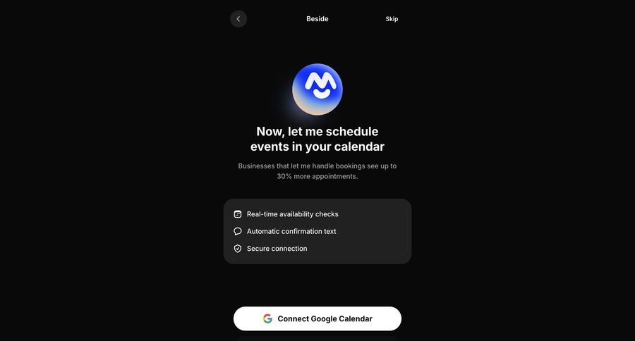 Beside
				calendars ui page example