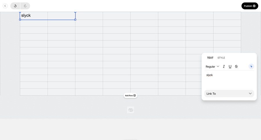 Universe
			 data management content management grid editor data entry table ui page example