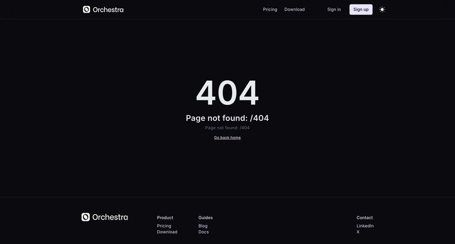 Orchestra
				404 ui page example