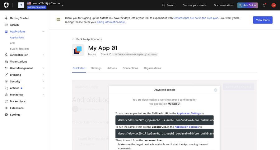 Auth0
			documentation warning state configuration settings authentication instructions content blocks dashboard warning getting started sidebar setup integration download doc documentation docs quick actions quick keys login page modern search suggestions option menu command k code snippet ui page example