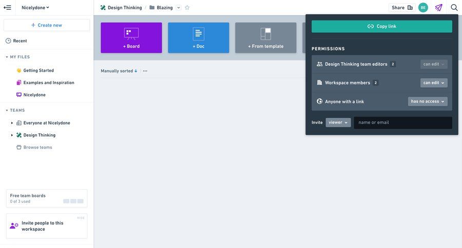 Whimsical
			modal & popover sharing settings collaboration form share modal access control content sharing permission management user invitation user permissions sharing permissions ui page example