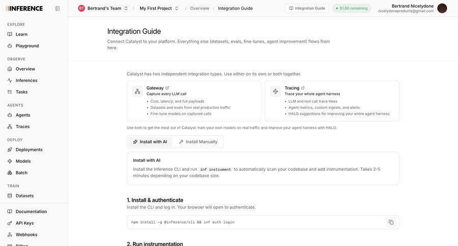 Inference
				settings ui page example