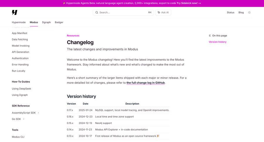 Hypermode
				table ui page example