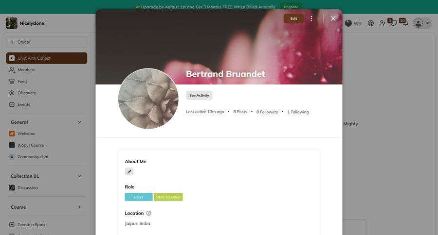 Mighty
			 user role user profile profile creation ui page example