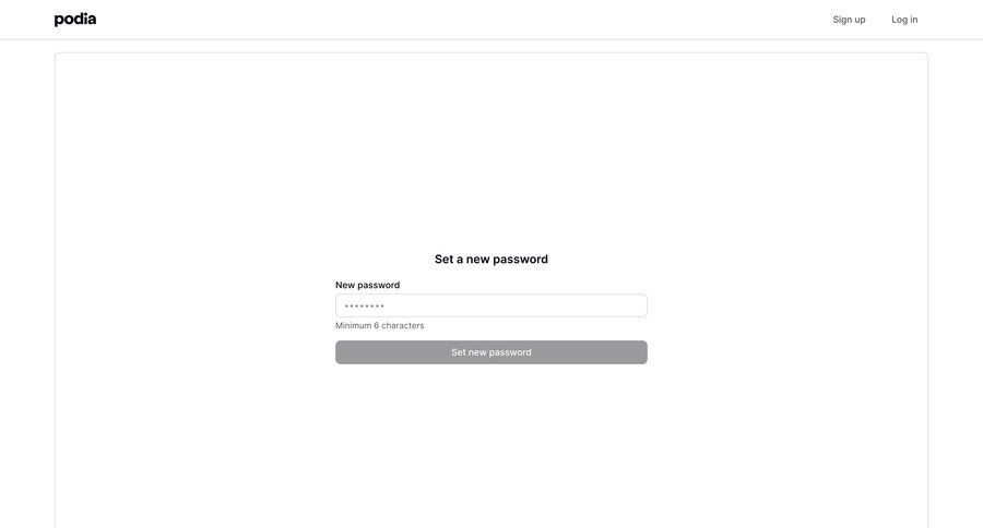Podia
			    ux ui design