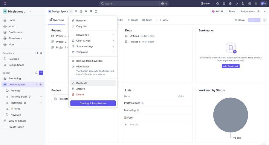 ClickUp
			list popover task management collaboration team collaboration dashboard sidebar navigation project management project setup user permissions sidebar lists menu task management dashboard widgets ui page example