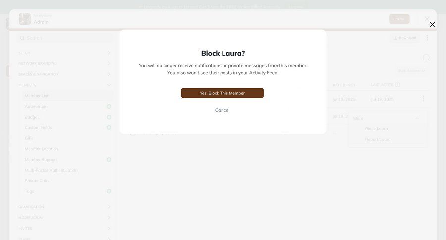 Mighty
			team modal & popover confirmation team settings user management confirmation modal dialog message menu confirmation message ui page example