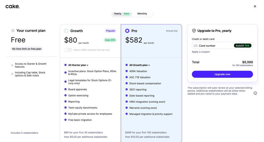 Cake
				checkout ui page example