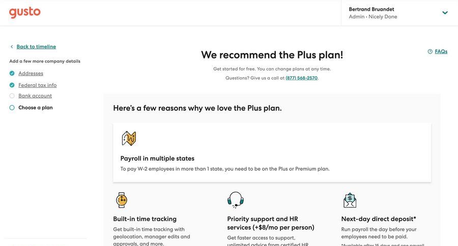 Gusto
			           ux ui design