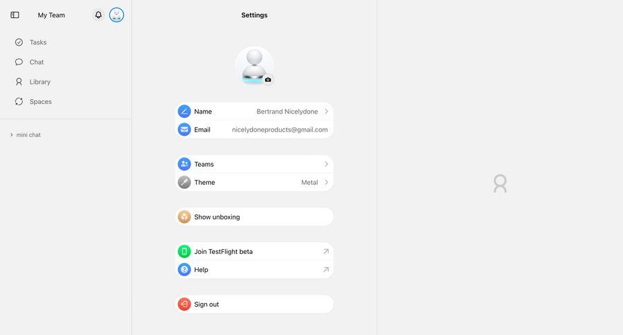 Cobot
			profile settings account settings settings account management form account settings content hierarchy sidebar menu ui page example