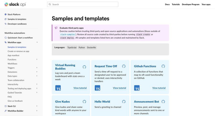 Slack
			 guide world map map view bot builder data grid ui page example
