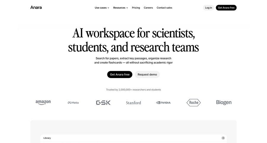 Anara screen example