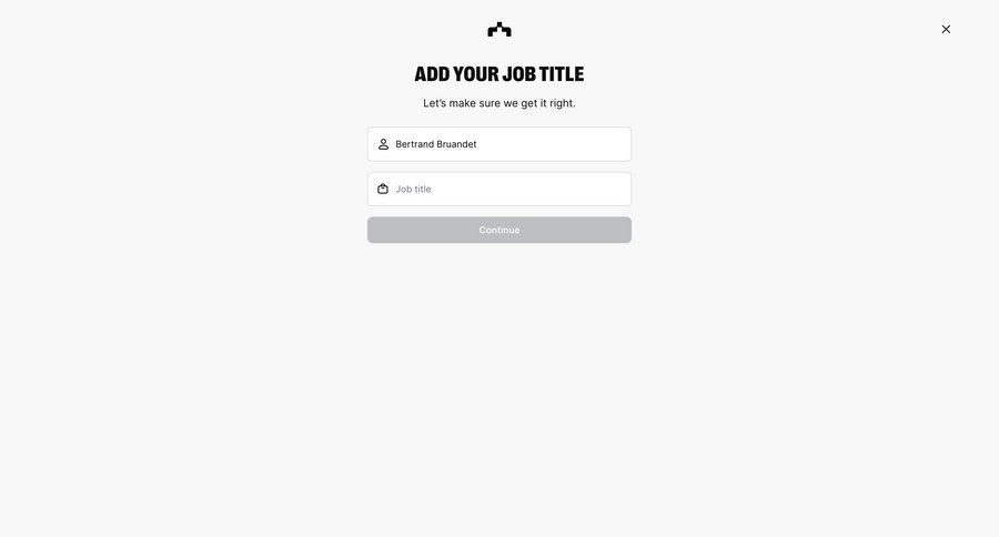 The org
			 modal screen onboarding form full screen modal career job ui page example