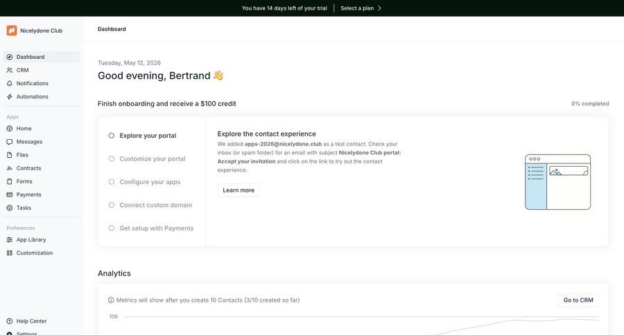 Assembly AI App Builder
			 trial banner getting started ui page example