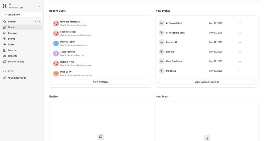 Mixpanel
				empty state ui page example