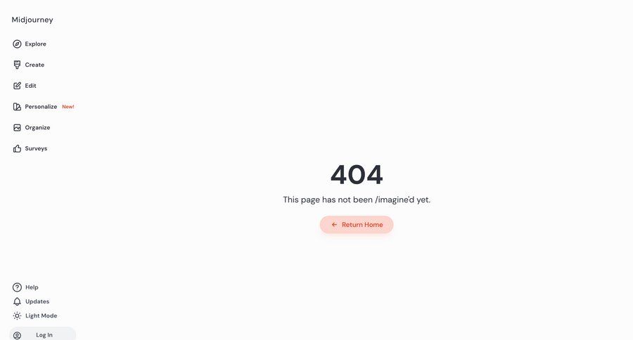 Midjourney
				404 ui page example