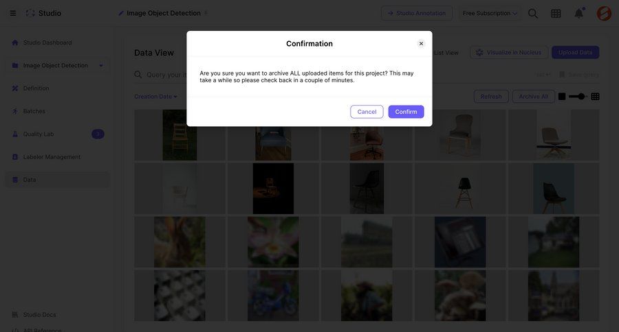 Scale
			collection modal & popover delete data management artificial intelligence grid confirmation modal dialog sidebar confirmation message ui page example