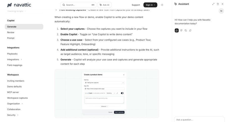 Navattic
			 documentation ui page example