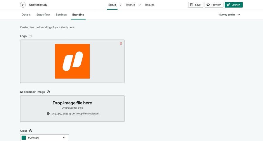 Optimal
				settings ui page example