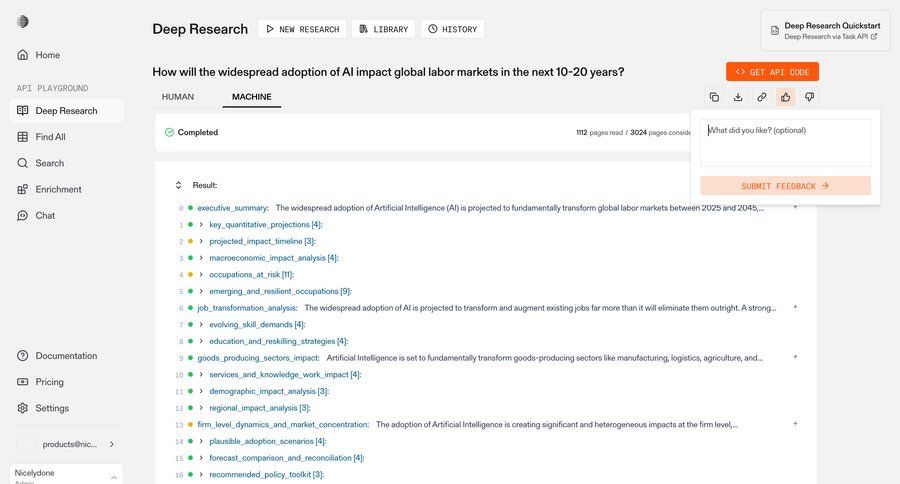 Parallel
			 form feedback collection research ui page example