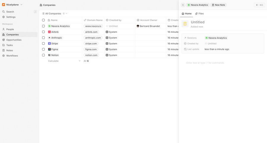 Twenty
				list ui page example