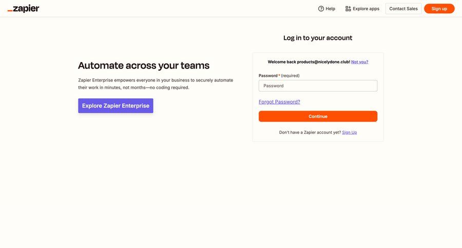 Zapier
			      ux ui design