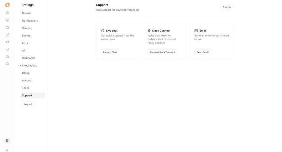 Loops
			settings support / help center account settings settings sidebar navigation ui page example