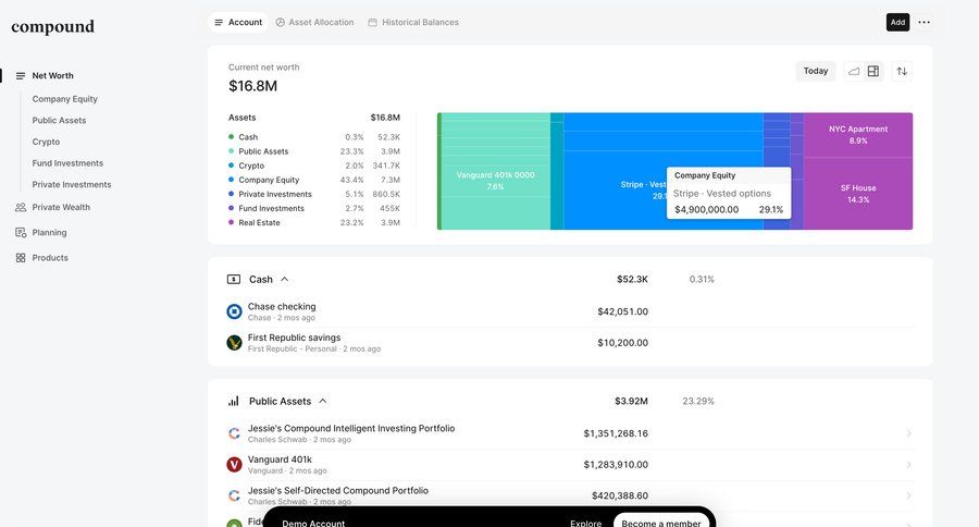 Compound
				dropdown & other states page example