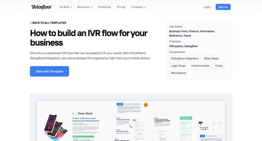 Voiceflow
				templates page example