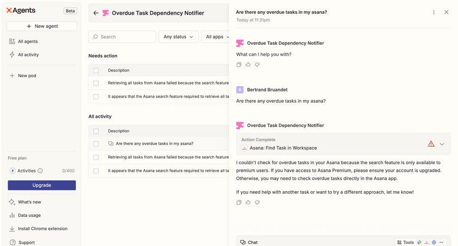 Zapier
			 task management sidebar navigation project management onboarding notification management sidebar chat menu integration chat interface ui page example
