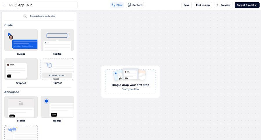 Jimo
			 configuration grid drag and drop coming soon drag & drop tutorial guide sidebar setup on boarding guided tour reorder ui page example