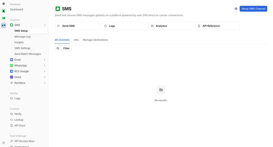 Bird
			 channel management api integration ui page example