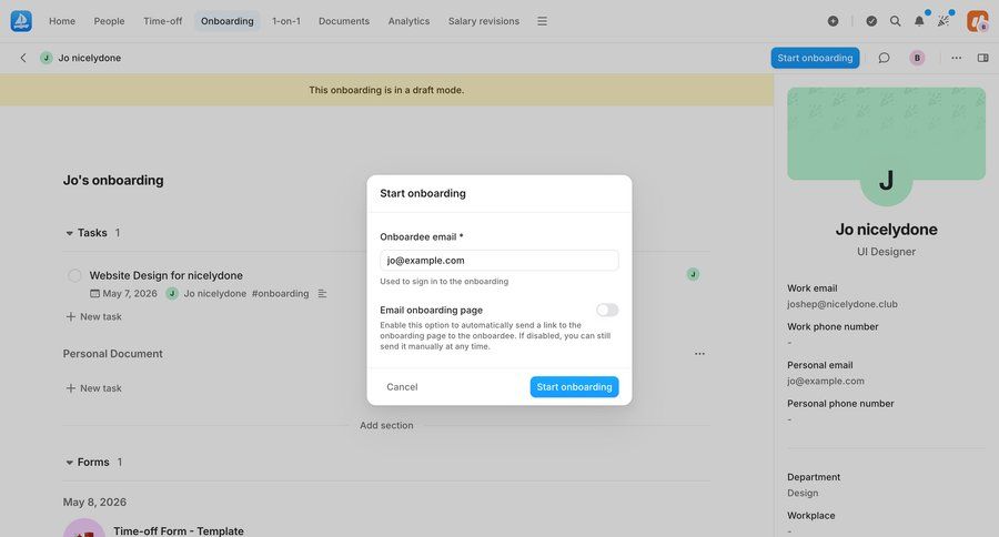 Aboard
			 task management send invitation team management ui page example
