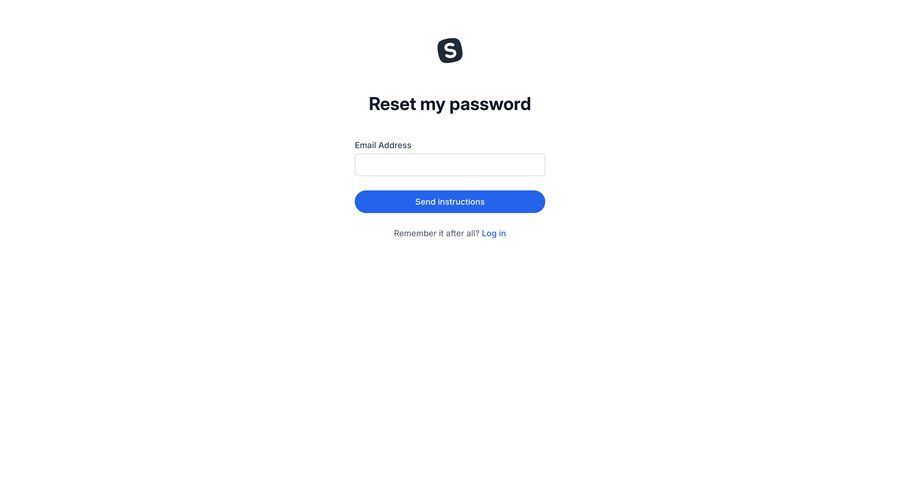 SavvyCal
				password reset page example