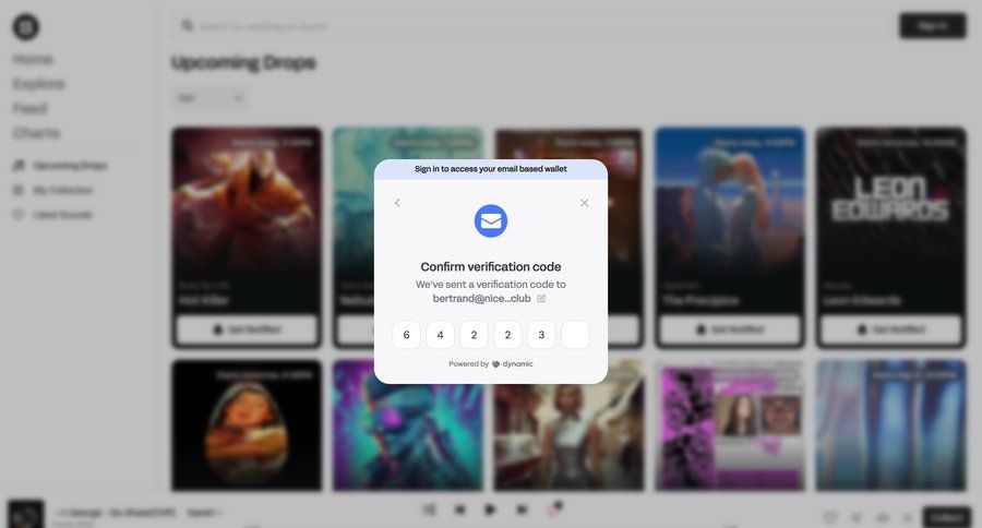 Sound.xyz
			         ux ui design