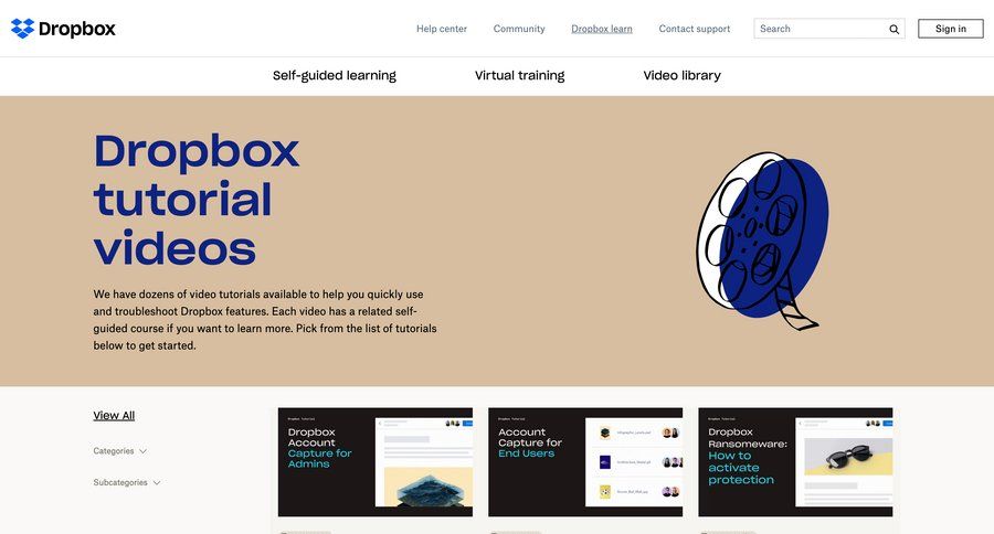 Dropbox
			gallery education program document list user permissions tutorial image gallery media gallery photo gallery media assets guided tour pagination ui page example