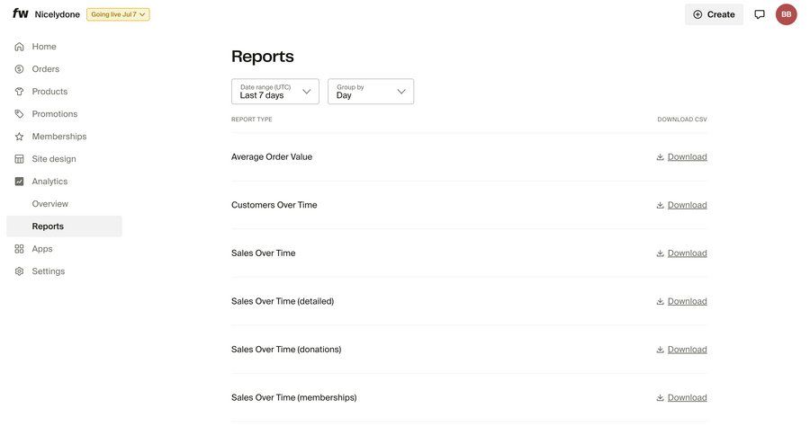 Fourthwall
			 e-commerce sidebar navigation data analysis data filtering data visualization business intelligence download report analytics ui page example