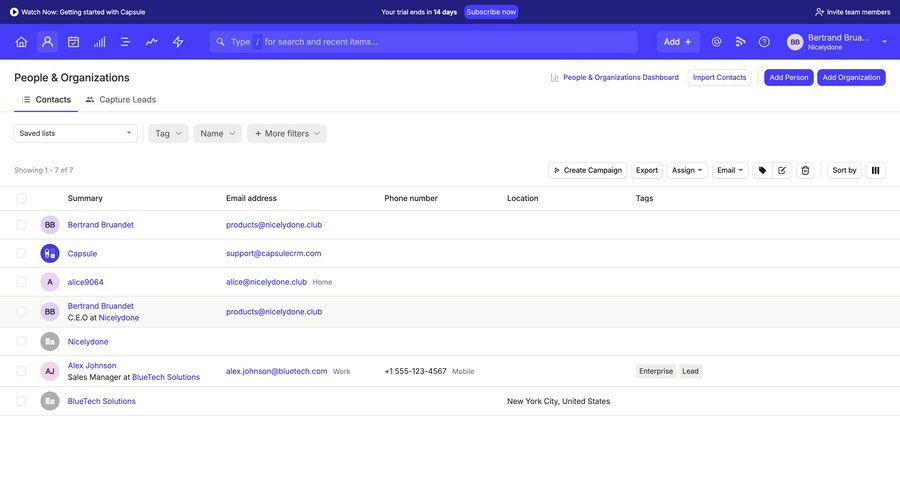 Capsule
			 data management dashboard grid organization management tagging data display dropdown filters menu table ui page example
