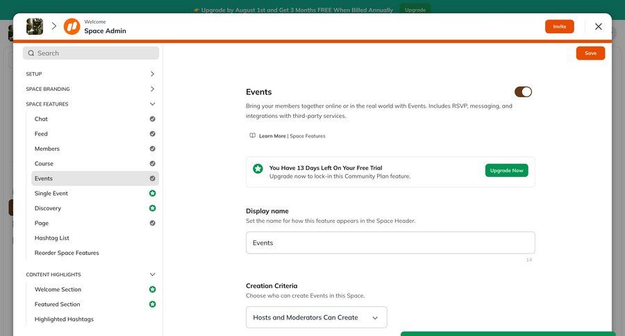 Mighty
			 configuration settings sidebar settings modal ui page example