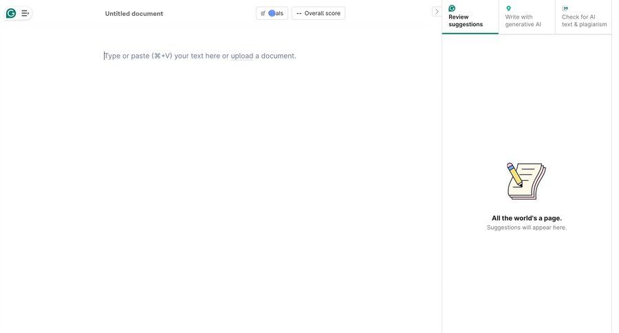 Grammarly
				empty state ui page example